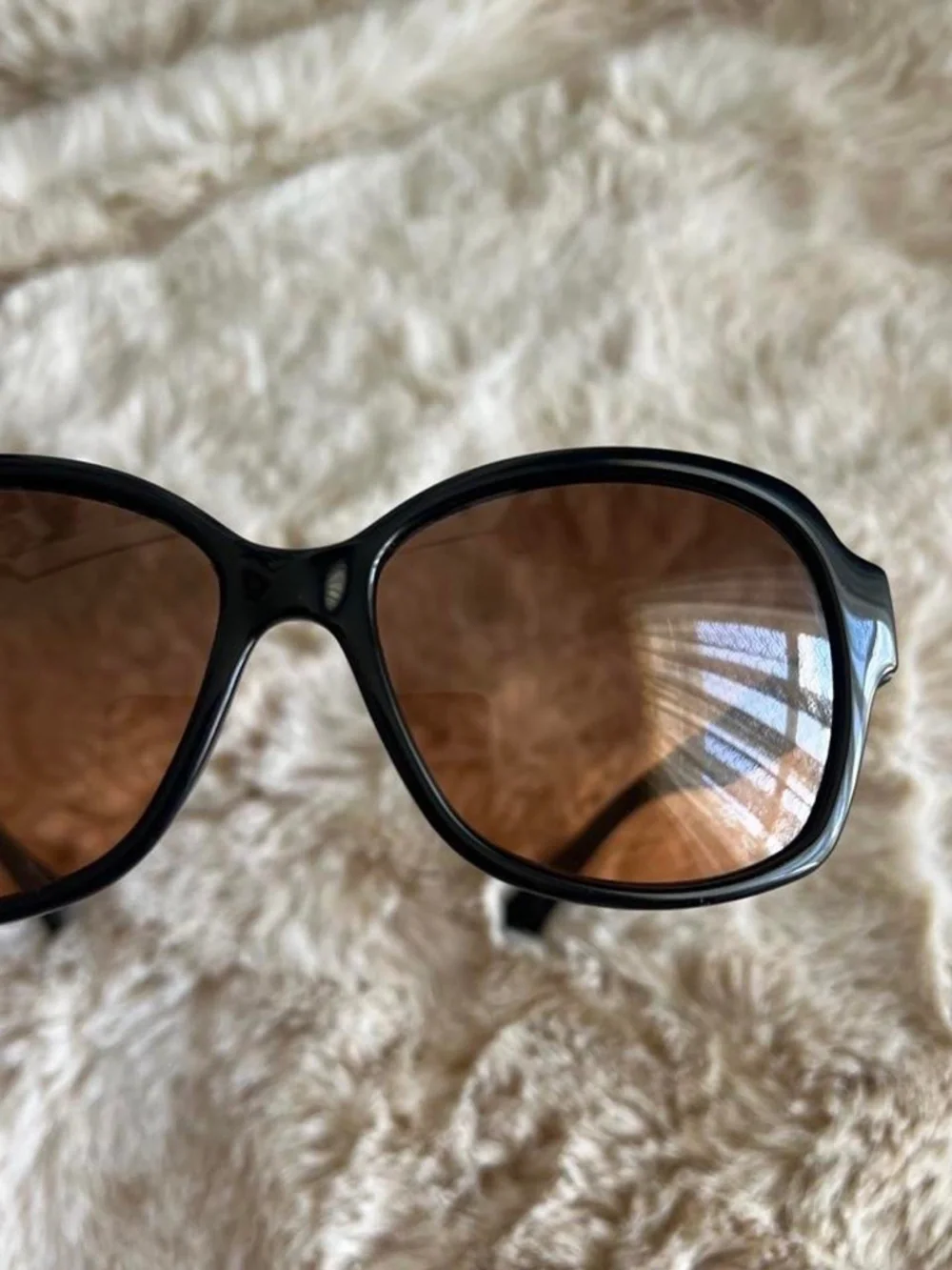 COACH Barbara HC 8099 Black Oversized Square Sunglasses